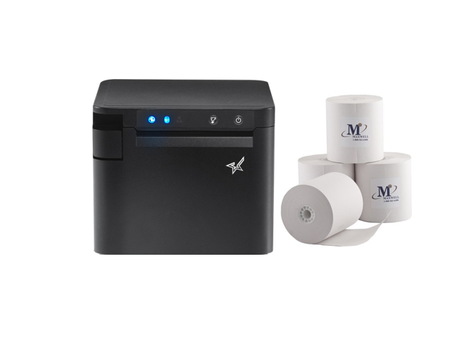 3 1 / 8" (80mm) x 220' (61m) Thermal Paper (50 rolls / case)